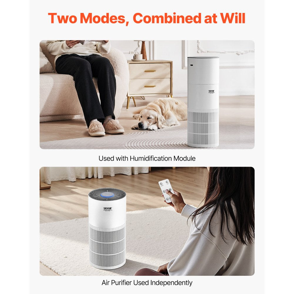 Vevor Air Purifier HEPA 11 Filter 1090 ft² Large Room Air Cleaner New