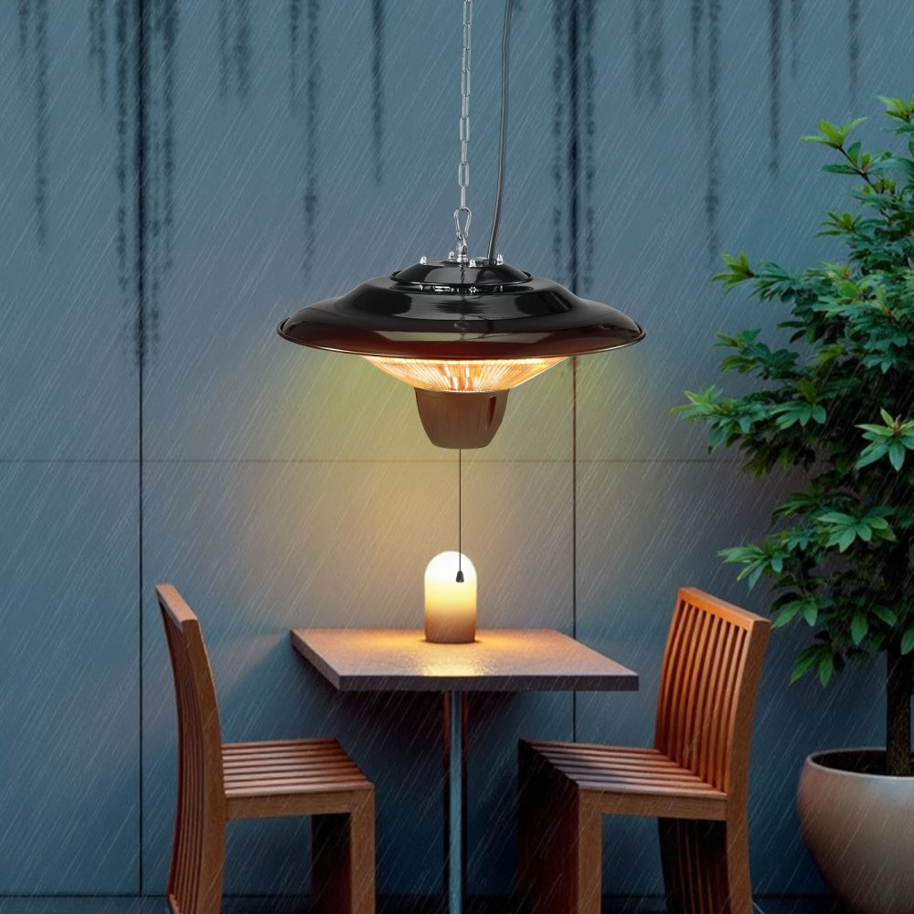 Vevor Patio Heater Hanging Infrared Electric 1500W for Porch Patio Indoor Outdoor New