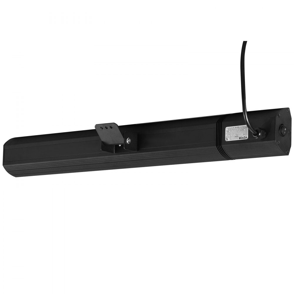 Vevor Infrared Heater 1500W Carbon Outdoor Wall Mount with Remote & 24H Timer New