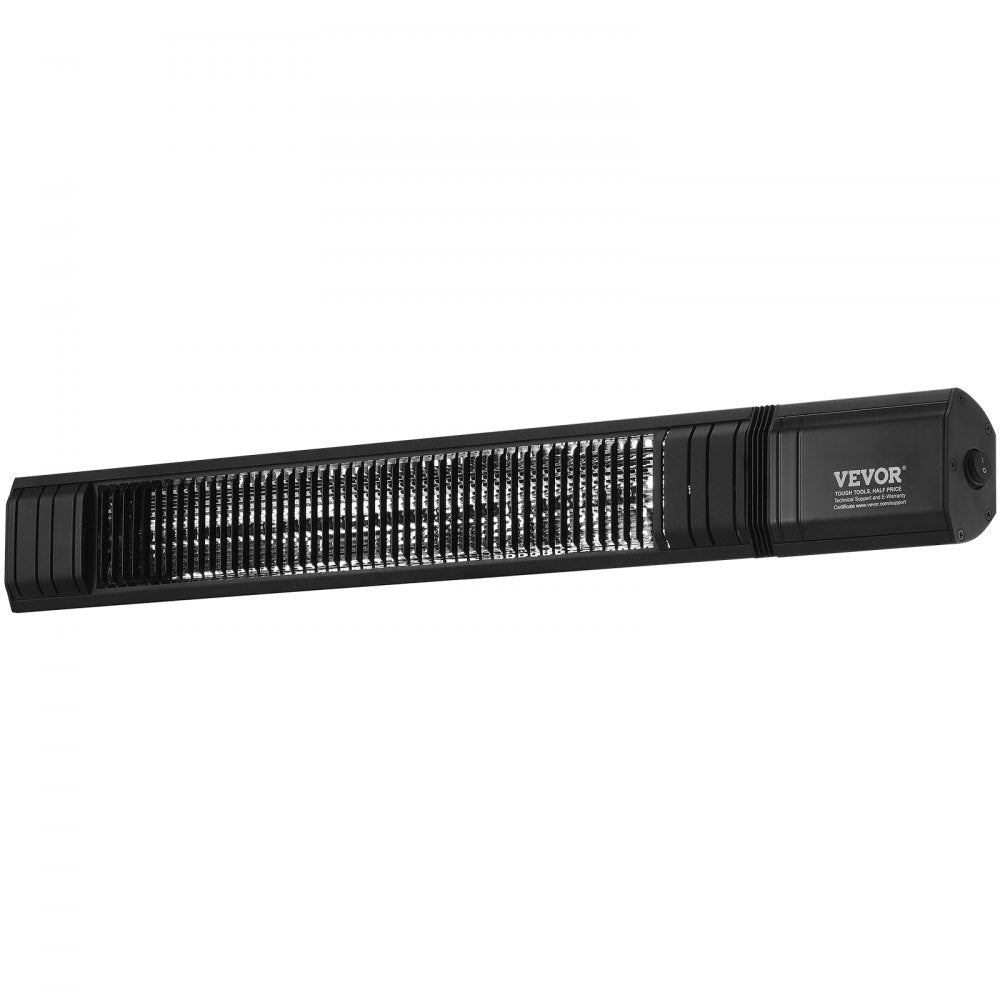 Vevor Infrared Heater 1500W Carbon Outdoor Wall Mount with Remote & 24H Timer New