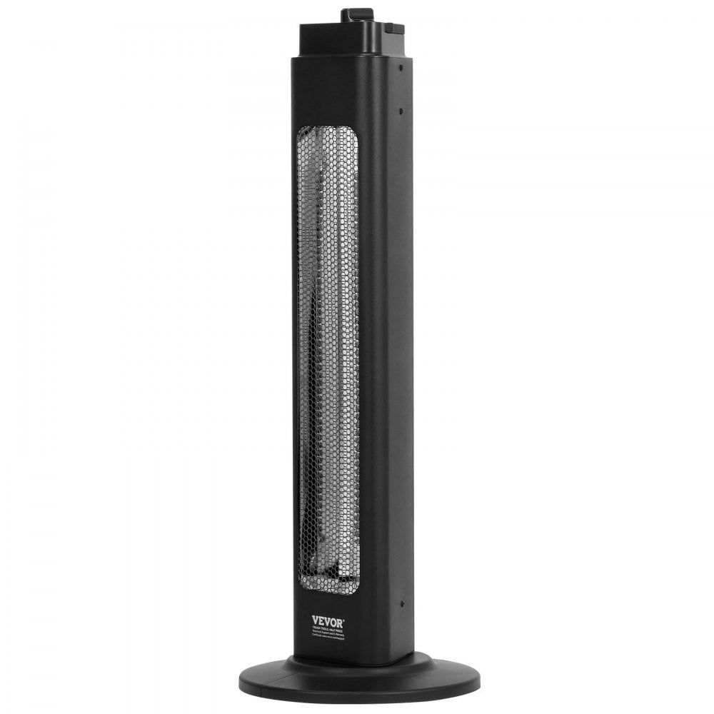 Vevor Electric Space Heater Infrared Tower 1500W Remote Control 3 Speeds 24H Timer New