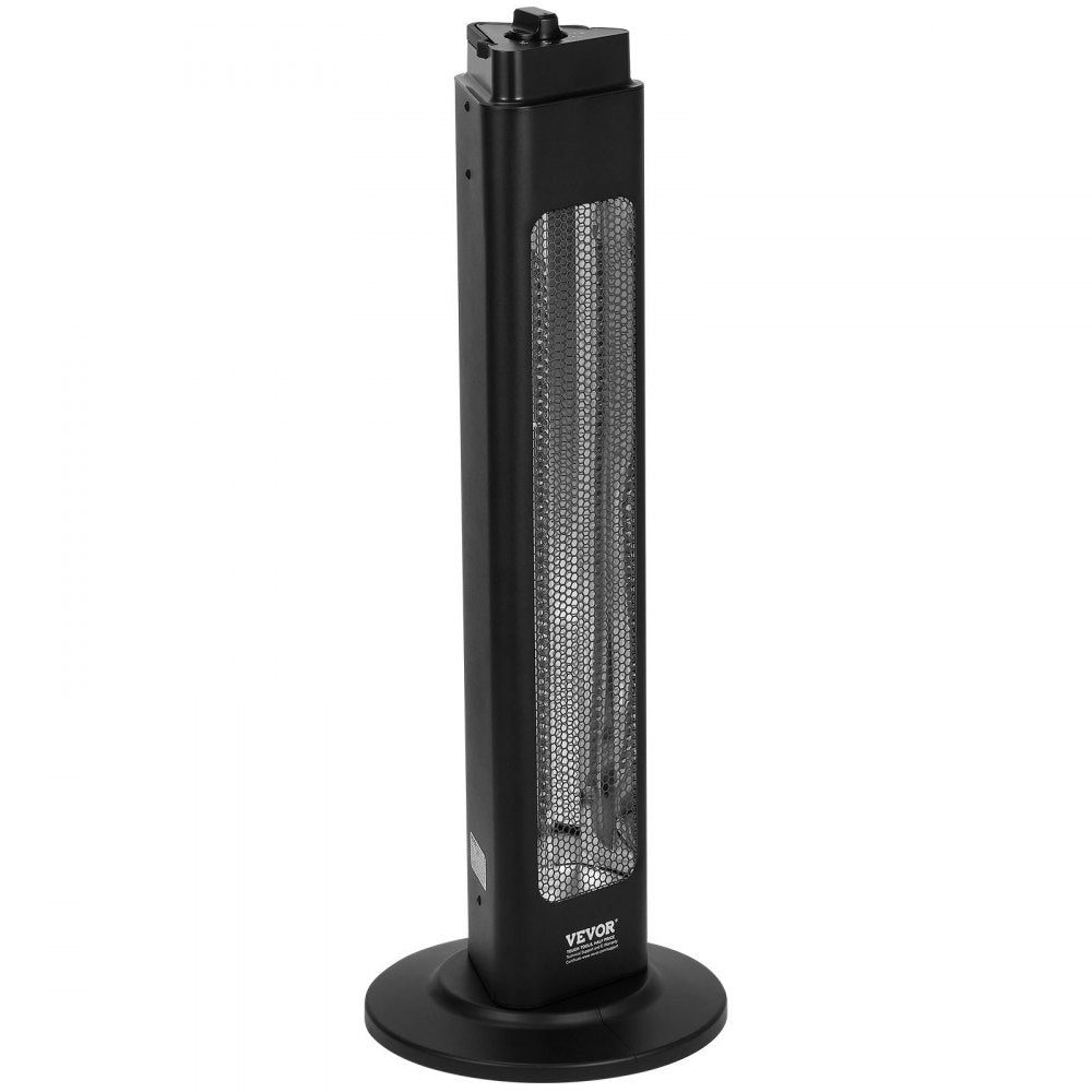 Vevor Electric Space Heater Infrared Tower 1500W Remote Control 3 Speeds 24H Timer New