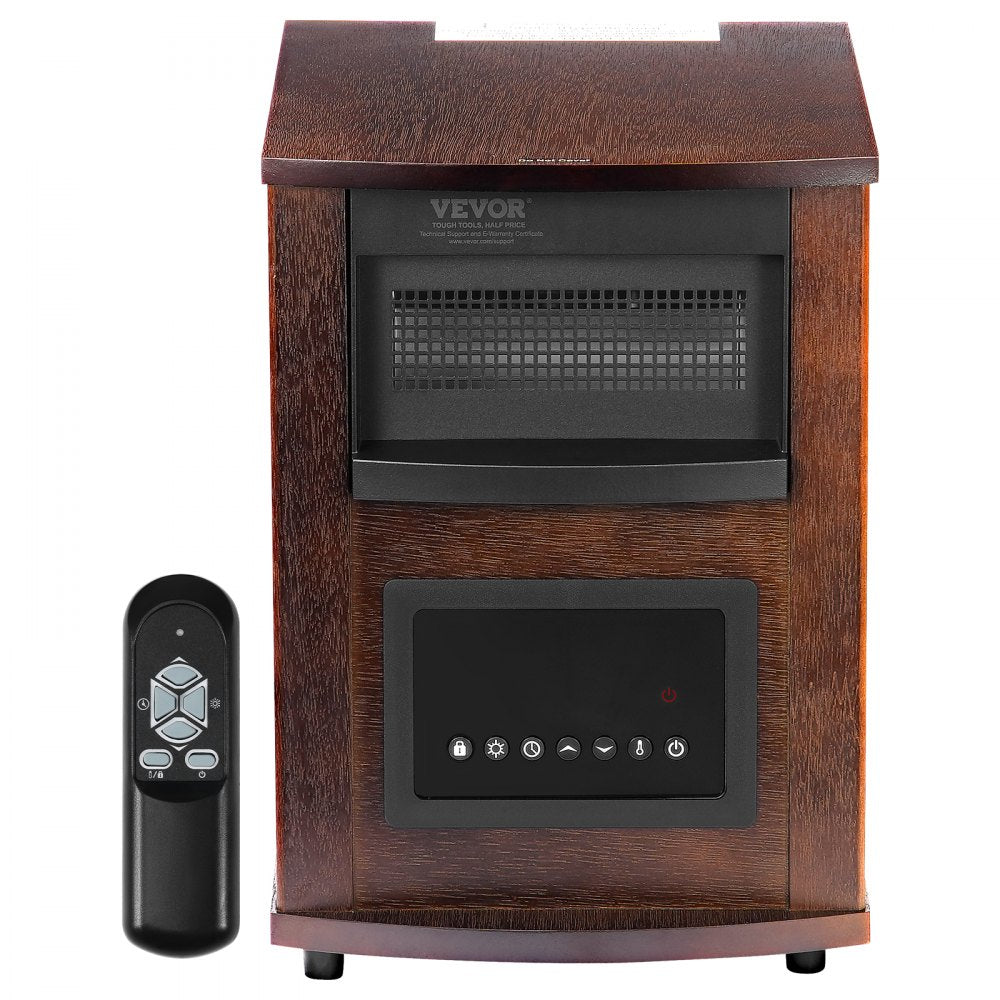 Vevor Infrared Heater 1500W Remote Control Space Heater New