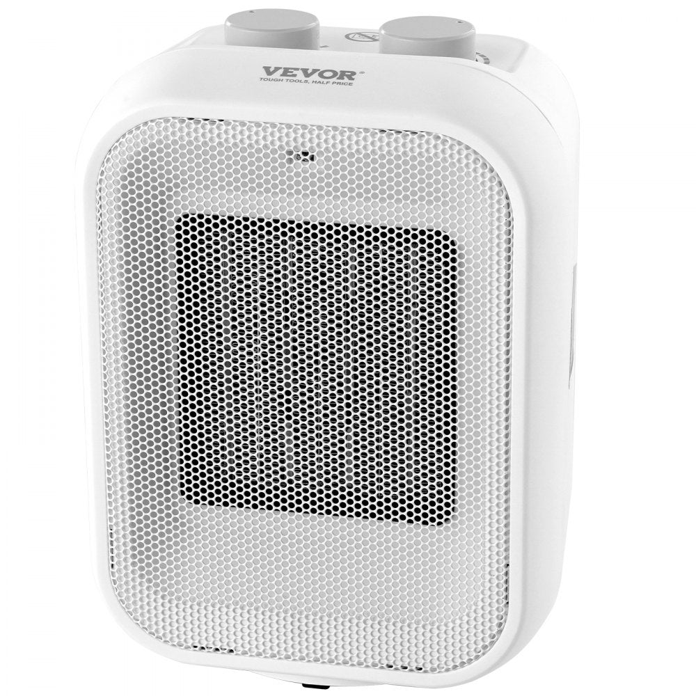 Vevor Space Heater Portable Electric Ceramic Heater with Thermostat 1000W/1500W 9" New