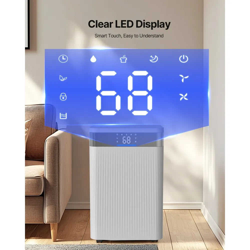 Vevor Dehumidifier 35-Pint Smart Humidity Control for Home & Basement New