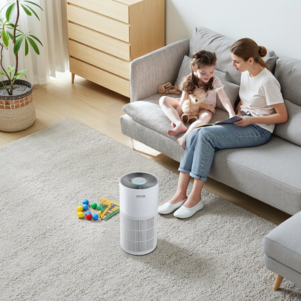 Vevor Air Purifier H11 HEPA Smart Home & Office 1100 ft²/h New