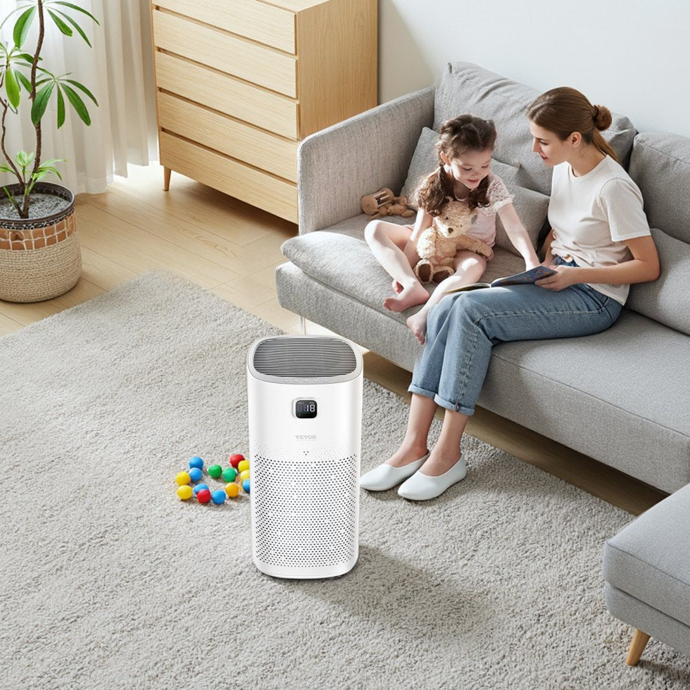 Vevor Air Purifier Smart H13 HEPA 2018 ft²/h Home Office New