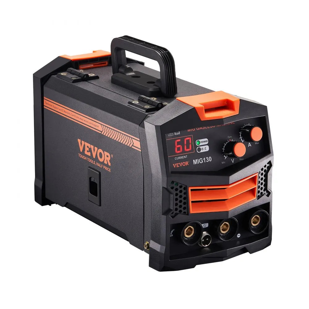 Vevor MIG Welder 130A Gasless Flux Core Portable Welding Machine New