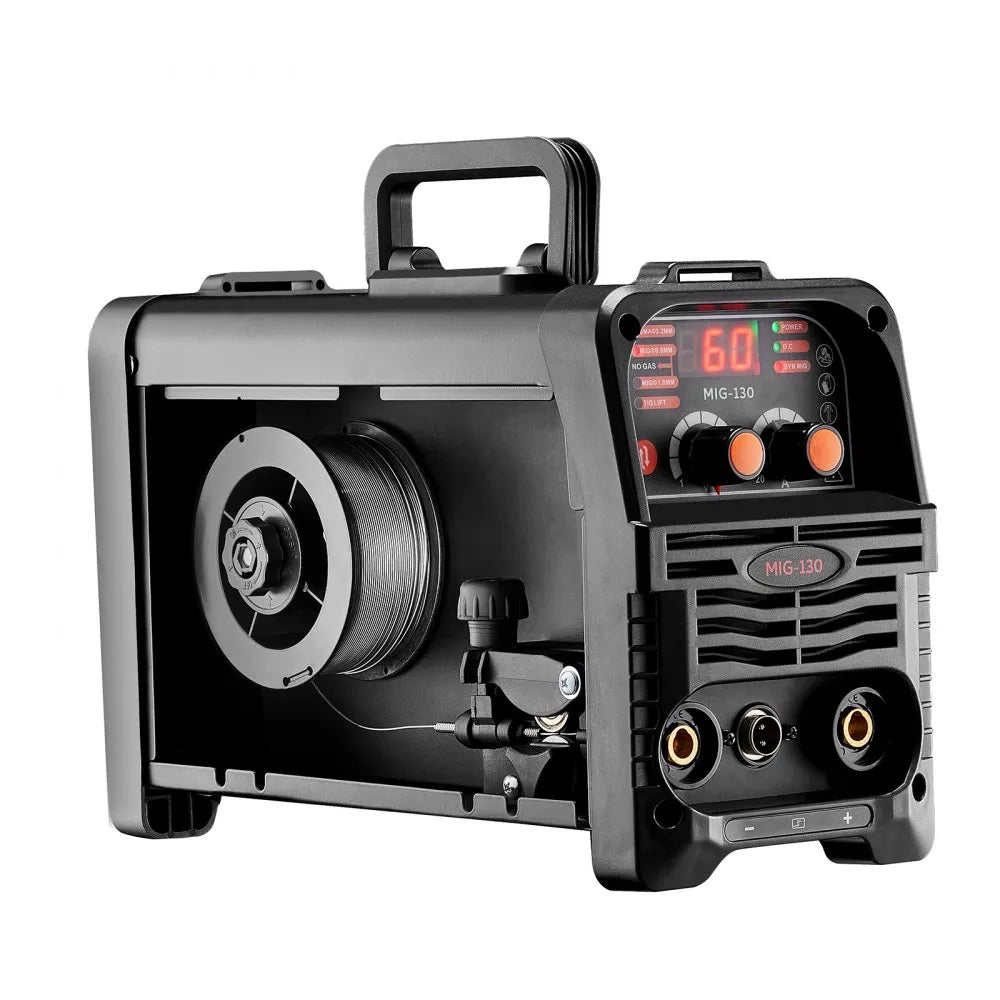 Vevor MIG Welder 3-in-1 130A Flux Core Stick Lift TIG Portable Welding Machine New