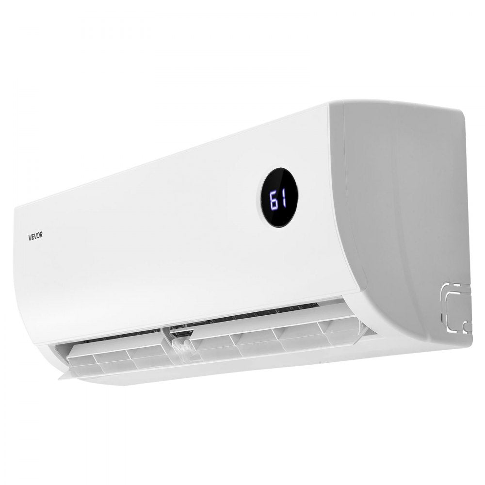 Vevor Mini Split Air Conditioner 12,000 BTU AC / 12,500 BTU Heat 230V 19 SEER2 Inverter System New