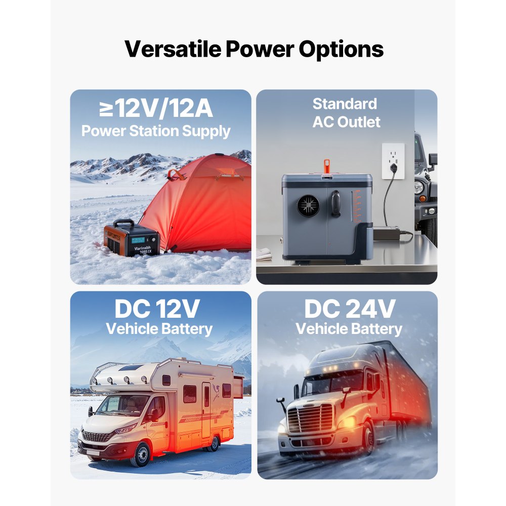 Vevor Diesel Heater Portable 8KW Bluetooth Remote Control 12V/24V New