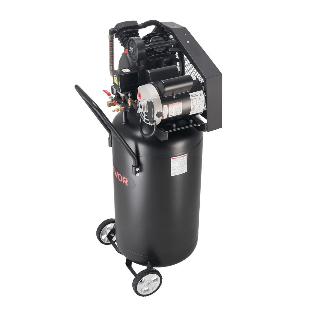 Vevor Air Compressor 25-Gallon 2HP 5.5 SCFM 200 PSI Oil-Lubricated Vertical Portable New