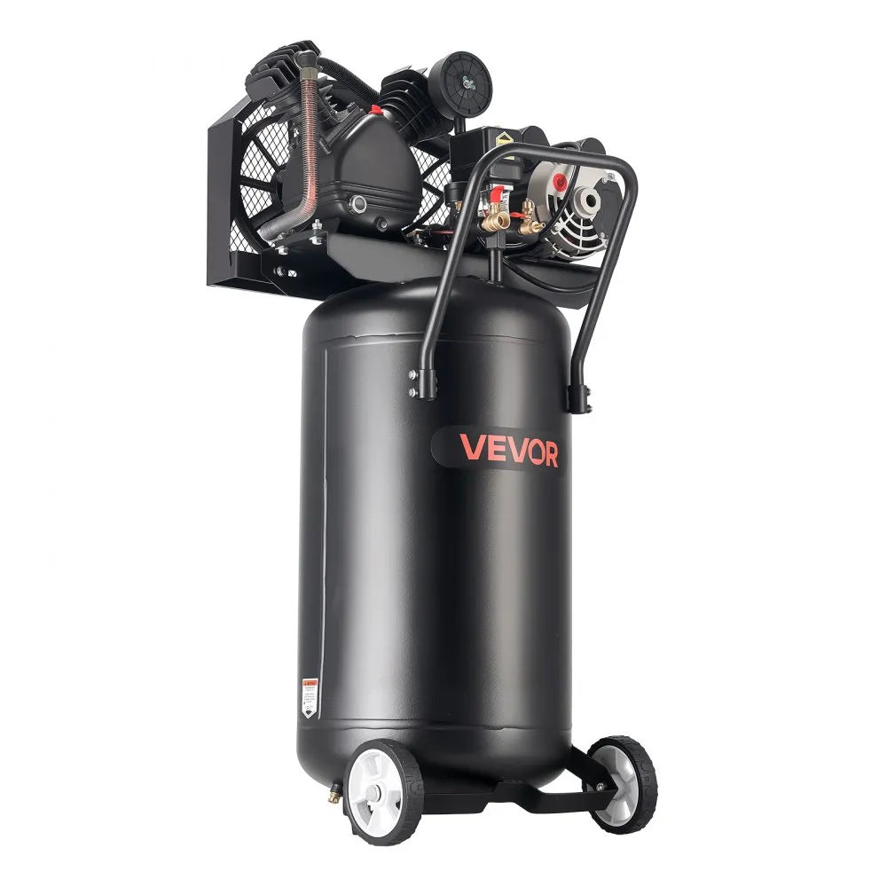 Vevor Air Compressor 25-Gallon 2HP 5.5 SCFM 200 PSI Oil-Lubricated Vertical Portable New