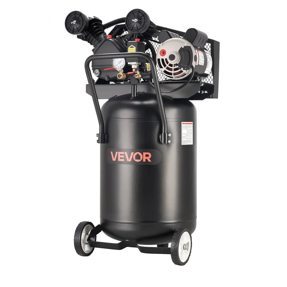 Vevor Air Compressor 20-Gallon 2 HP Oil-Lubricated Vertical on Wheels 135 PSI New