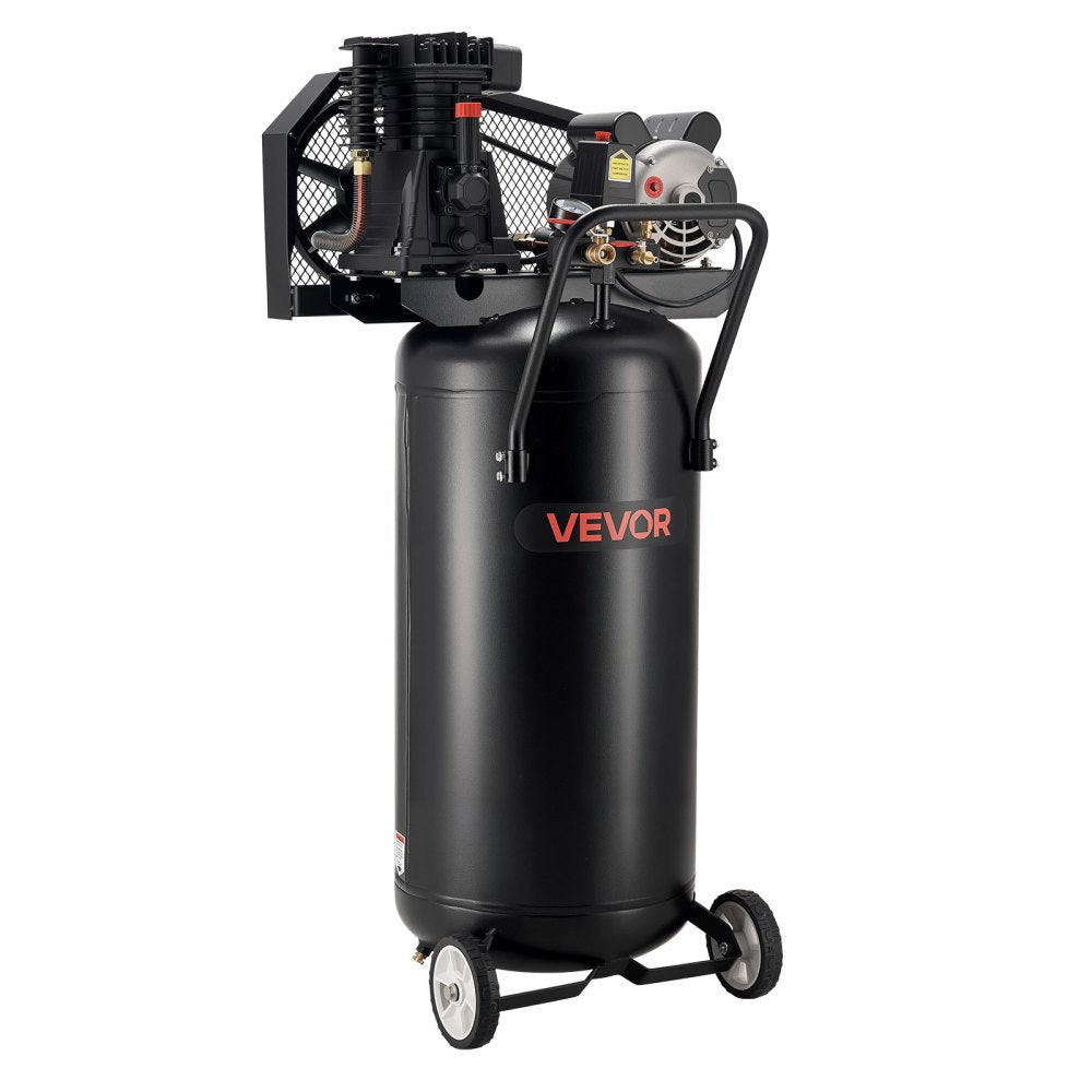 Vevor Air Compressor 30-Gallon Oil-Lubricated Vertical on Wheels 120V New
