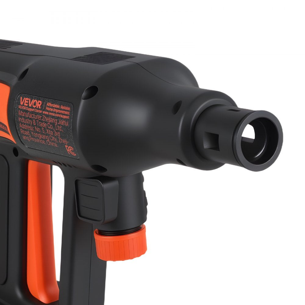 Vevor Pressure Washer Cordless Portable 1200 PSI Max with Brushless Motor 6-in-1 Nozzle New