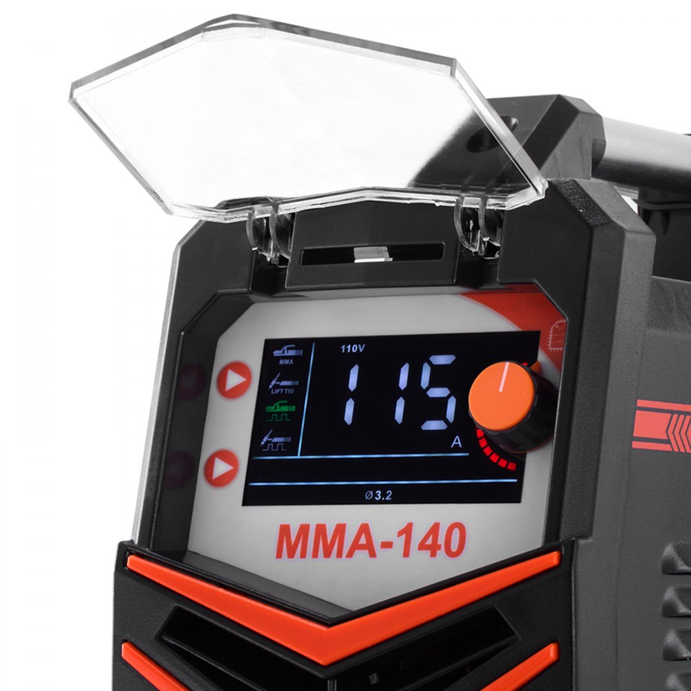 Vevor Welder 140A 4-in-1 Dual Voltage MMA Stick DC Pulse TIG Lift TIG LED Display New