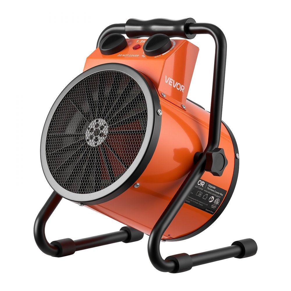 Vevor Greenhouse Heater 1500W Electric Space Heater with Thermostat New