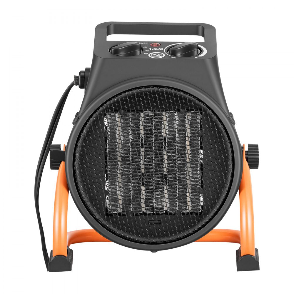 Vevor Greenhouse Heater 1500W Electric PTC Space Heater with Thermostat Fan New
