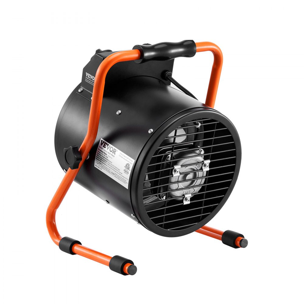 Vevor Greenhouse Heater Small Portable Heater with Thermostat 1500W 5118 BTU New