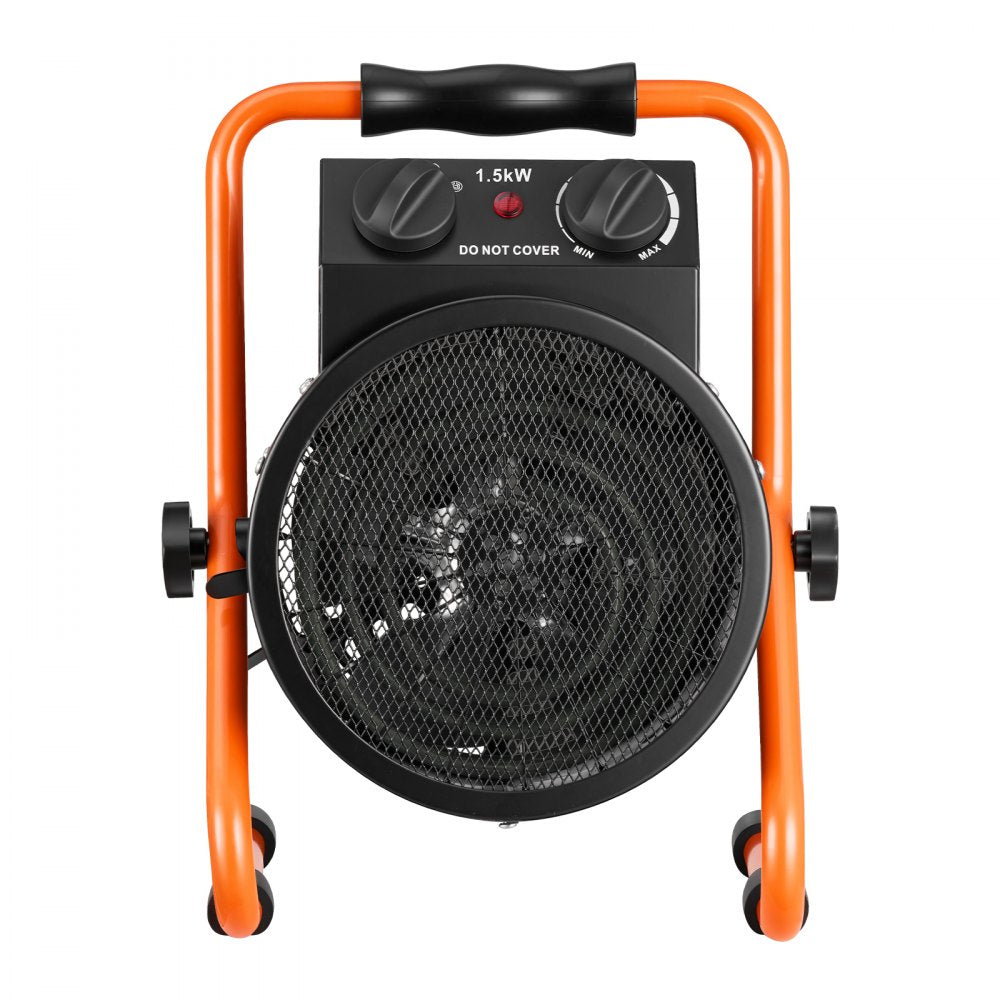 Vevor Greenhouse Heater 1500W Electric Space Heater with Fan New