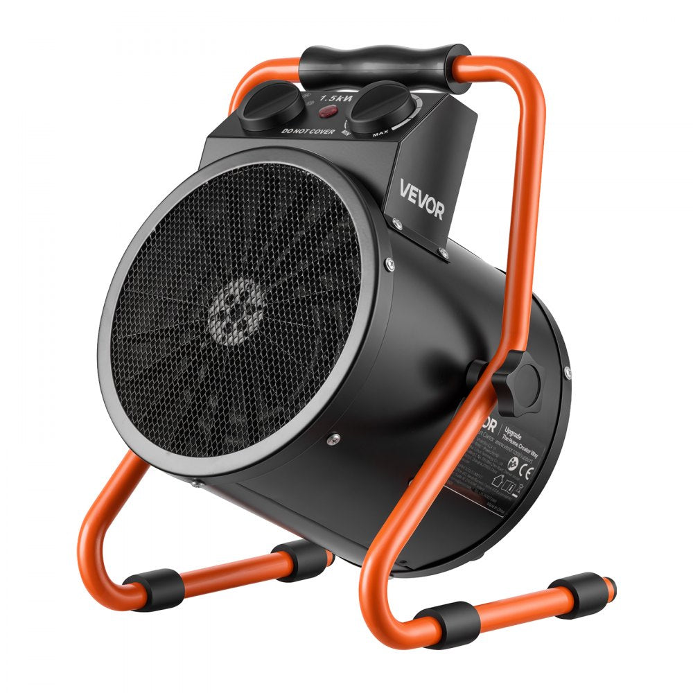 Vevor Greenhouse Heater 1500W Electric Space Heater with Fan New