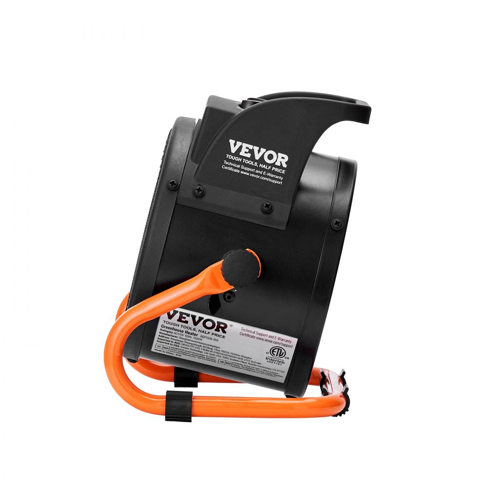 Vevor Greenhouse Heater 1500W Portable PTC Electric Fan New