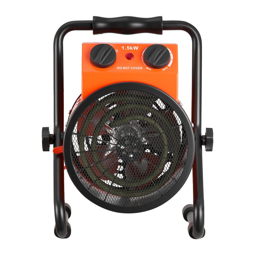 Vevor Greenhouse Heater 1500W Electric Space Heater with Fan New