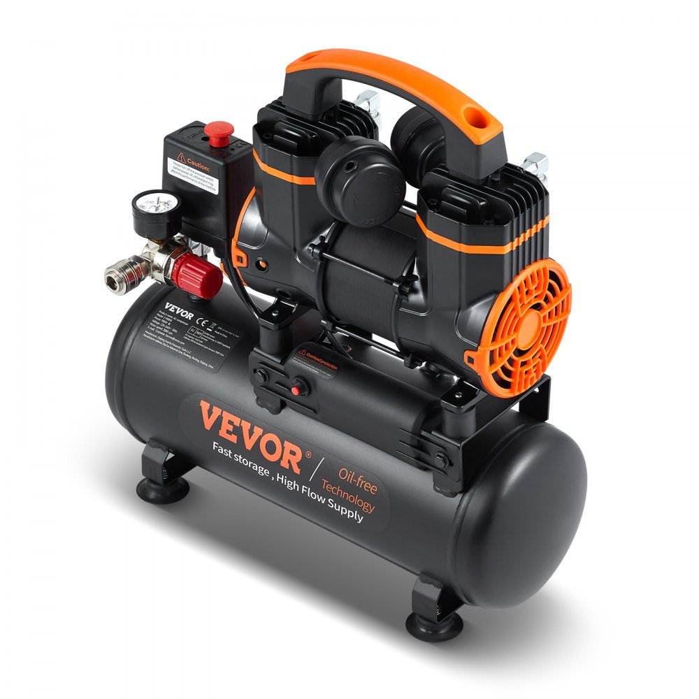 Vevor Air Compressor 2.1 Gallon 116 PSI Ultra Quiet Oil-Free Portable New