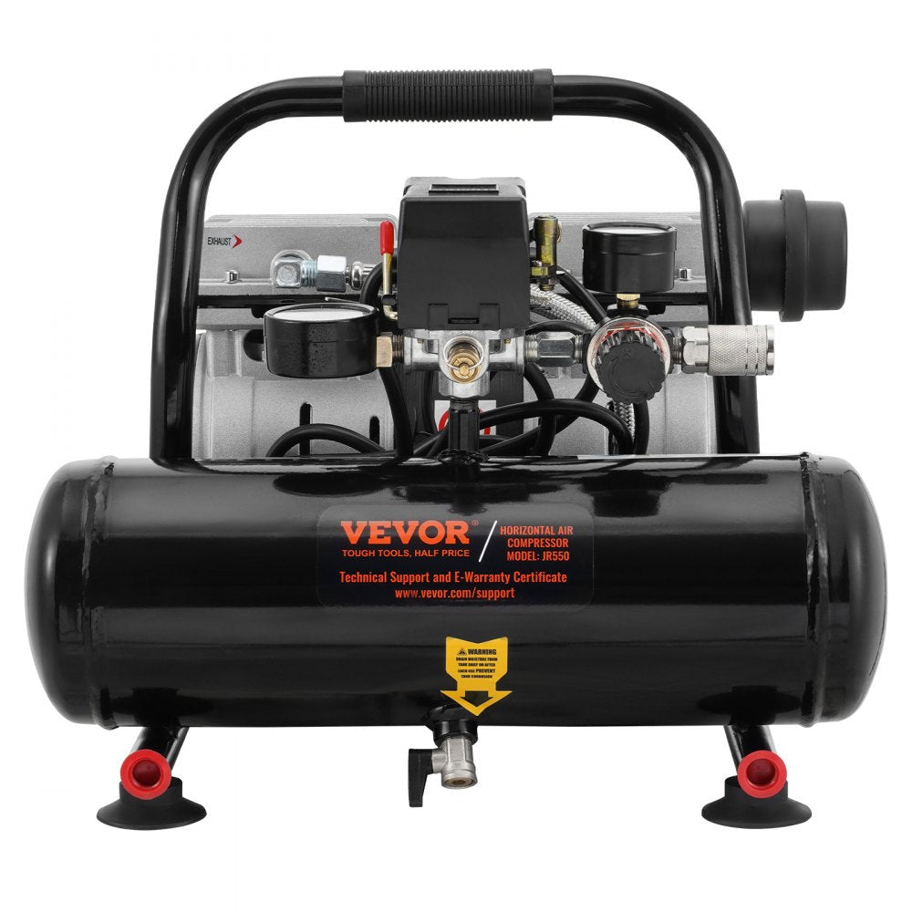 Vevor Air Compressor 1 Gallon 1 HP Oil-Free Portable 120 PSI New
