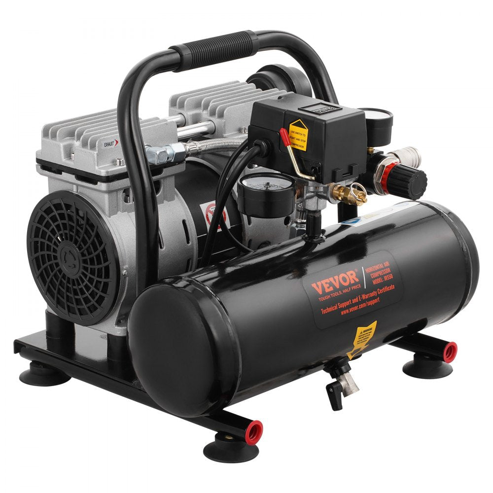 Vevor Air Compressor 1 Gallon 1 HP Oil-Free Portable 120 PSI New