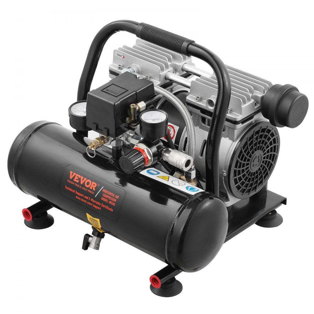Vevor Air Compressor 1 Gallon 1 HP Oil-Free Portable 120 PSI New