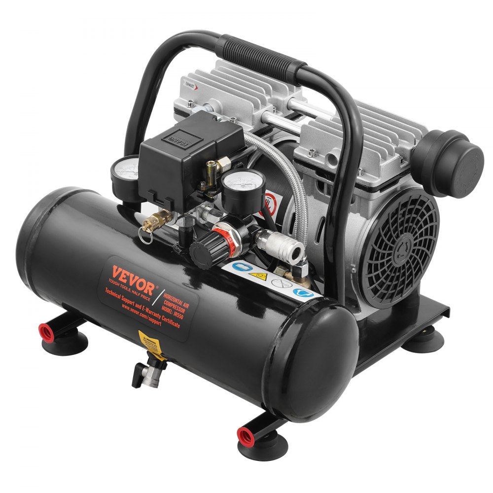 Vevor Air Compressor 1 Gallon 1 HP Oil-Free Portable 120 PSI New