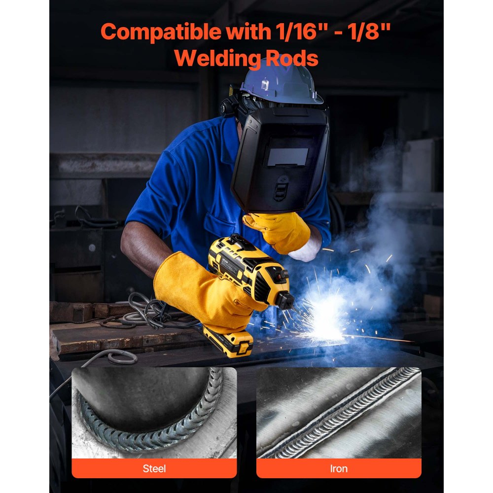 Vevor Welding Machine Portable Handheld ARC Inverter Welder 110V 20-120A New