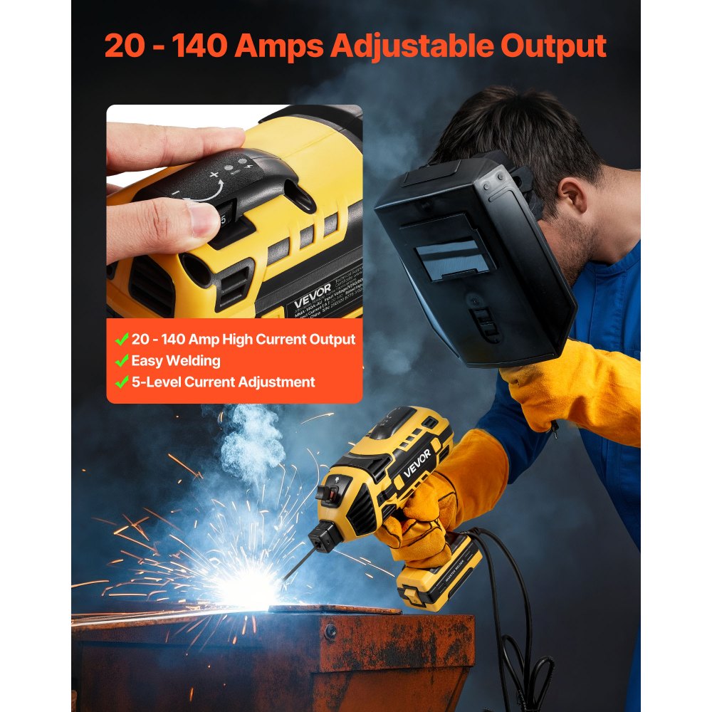 Vevor Welding Machine Portable Handheld ARC Welder 20-140A 110V New