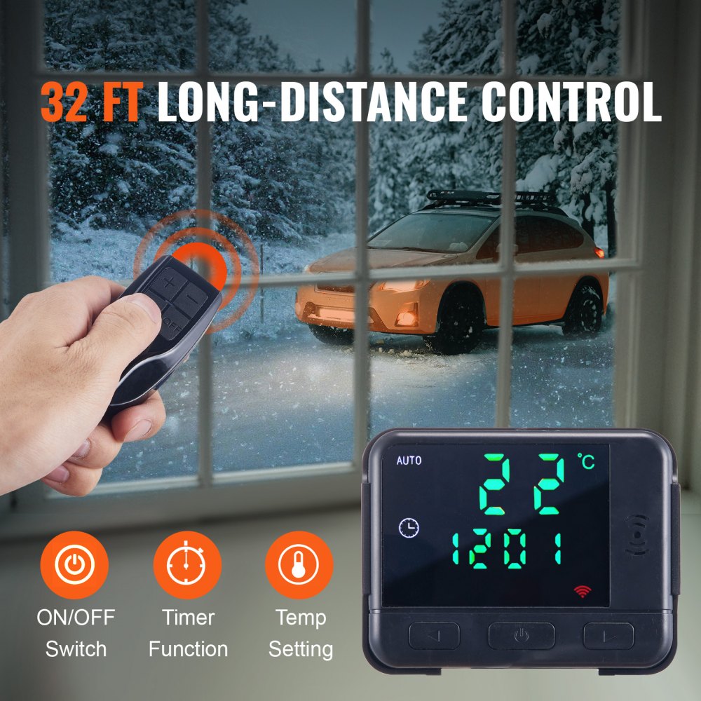 Vevor Diesel Air Heater Portable 12V 5KW All-in-One Parking Heater New