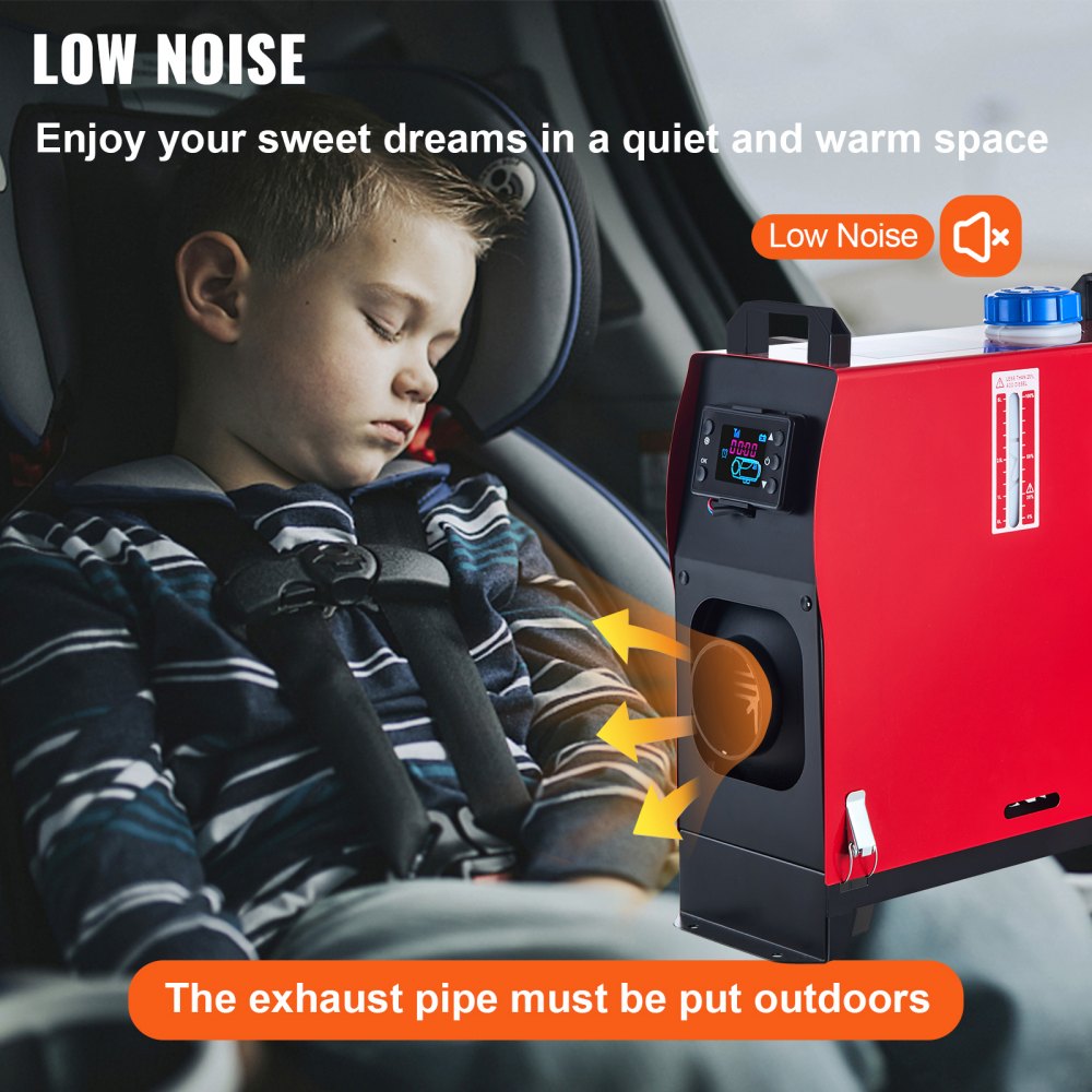 Vevor Diesel Air Heater 12V 5KW All-in-One Parking Heater with LCD Remote New