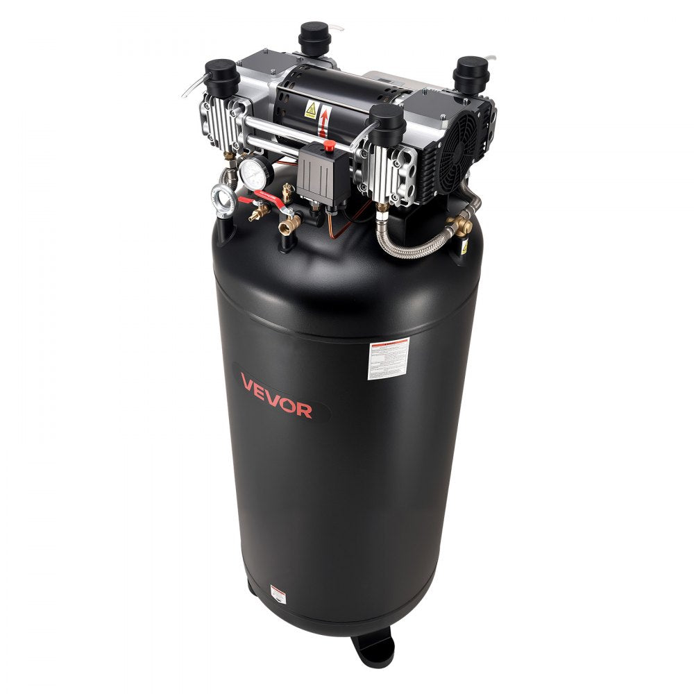 Vevor Air Compressor 80 Gallon 5 HP 13.5 SCFM 145 PSI Oil-Free Vertical 230V 3-Phase New