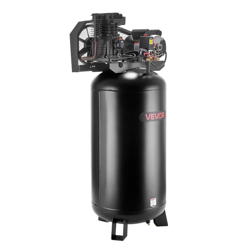 Vevor Air Compressor 60 Gallon Heavy-Duty Oil-Lubricated 3.7 HP 155 PSI New