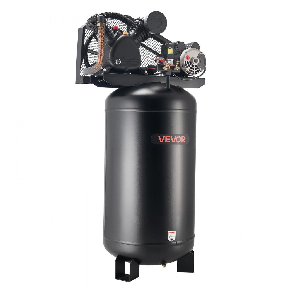 Vevor Air Compressor 80-Gallon Heavy-Duty Oil-Lubricated 5 HP 10 SCFM 175 PSI New