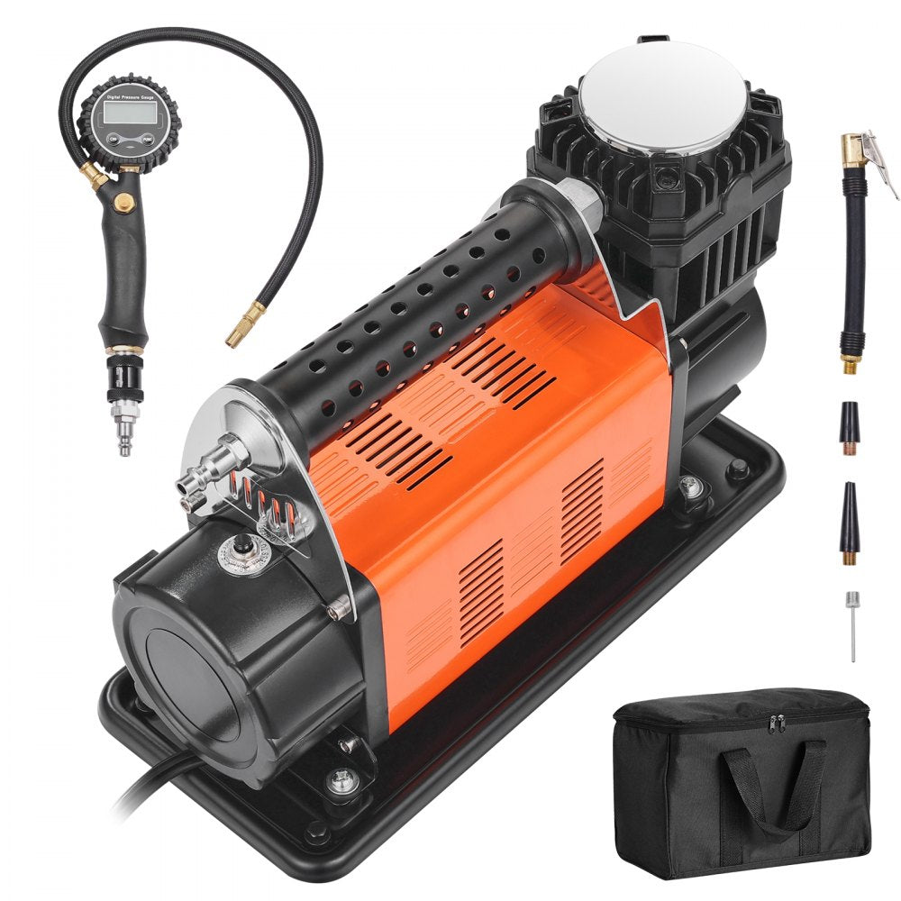 Vevor Air Compressor Heavy Duty 12V with Tire Inflator Kit 150 PSI 7.06 CFM New