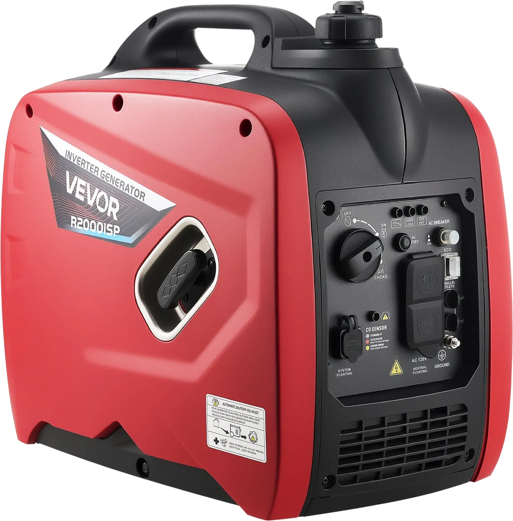 Vevor Inverter Generator 1800W/2900W Gas Powered CO Sensor 120V New