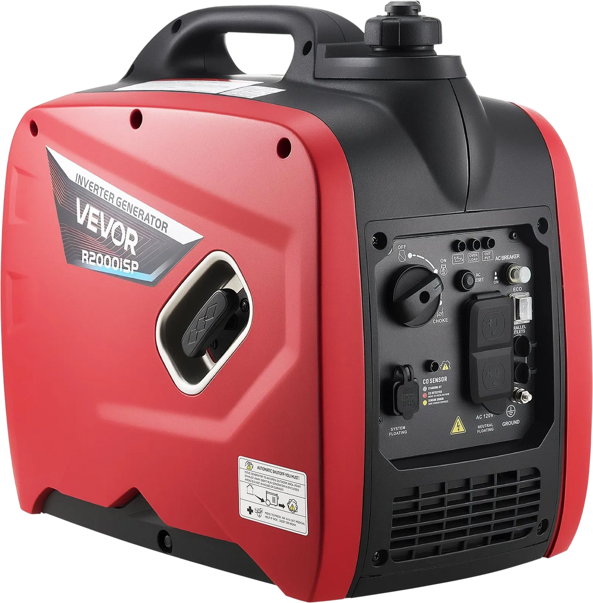 Vevor Inverter Generator 1800W/2900W Gas Powered CO Sensor 120V New