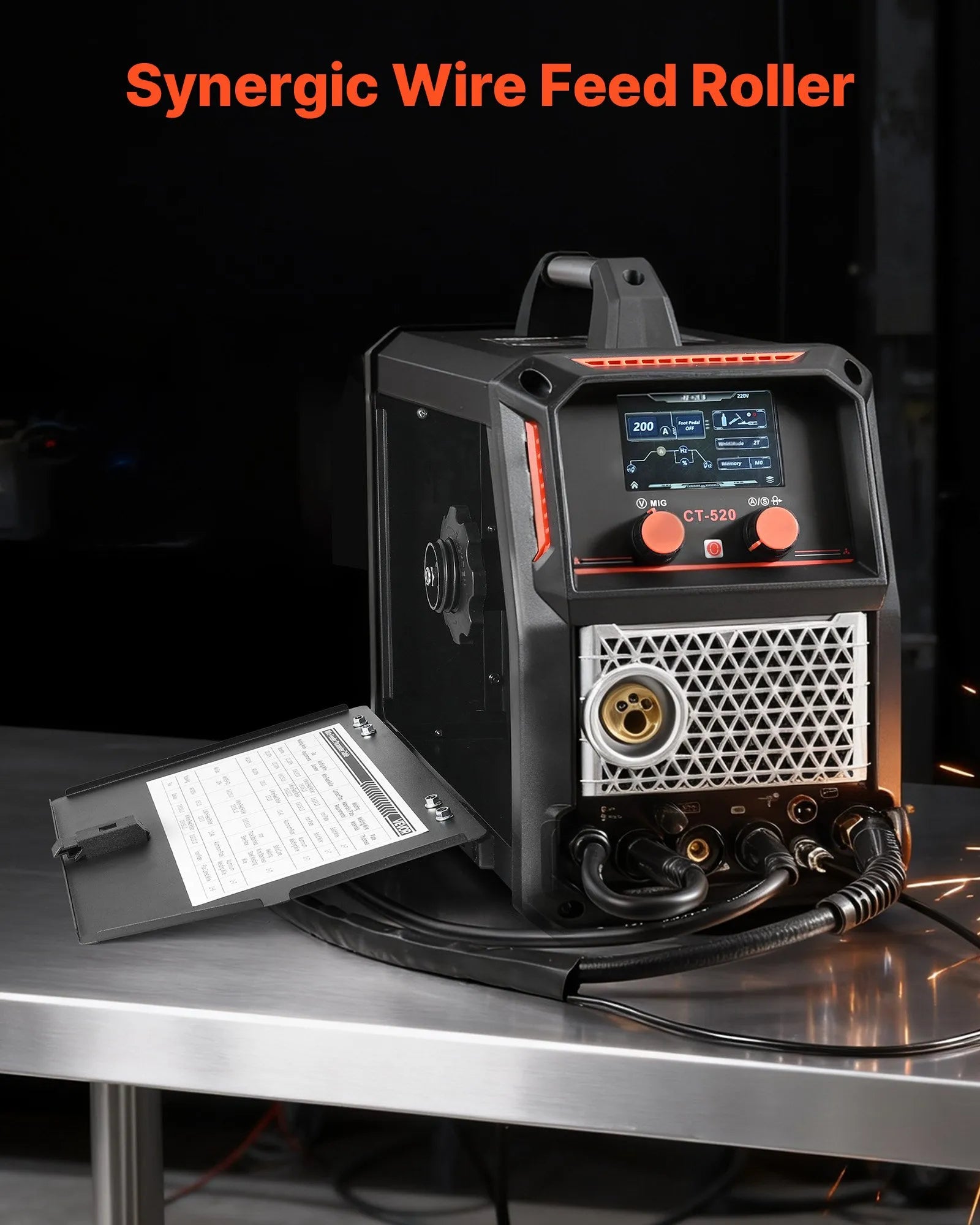 Vevor Plasma Cutter Welder 5-in-1 Combo CUT/TIG/Gas MIG/Flux MIG/MMA Non-Contact New