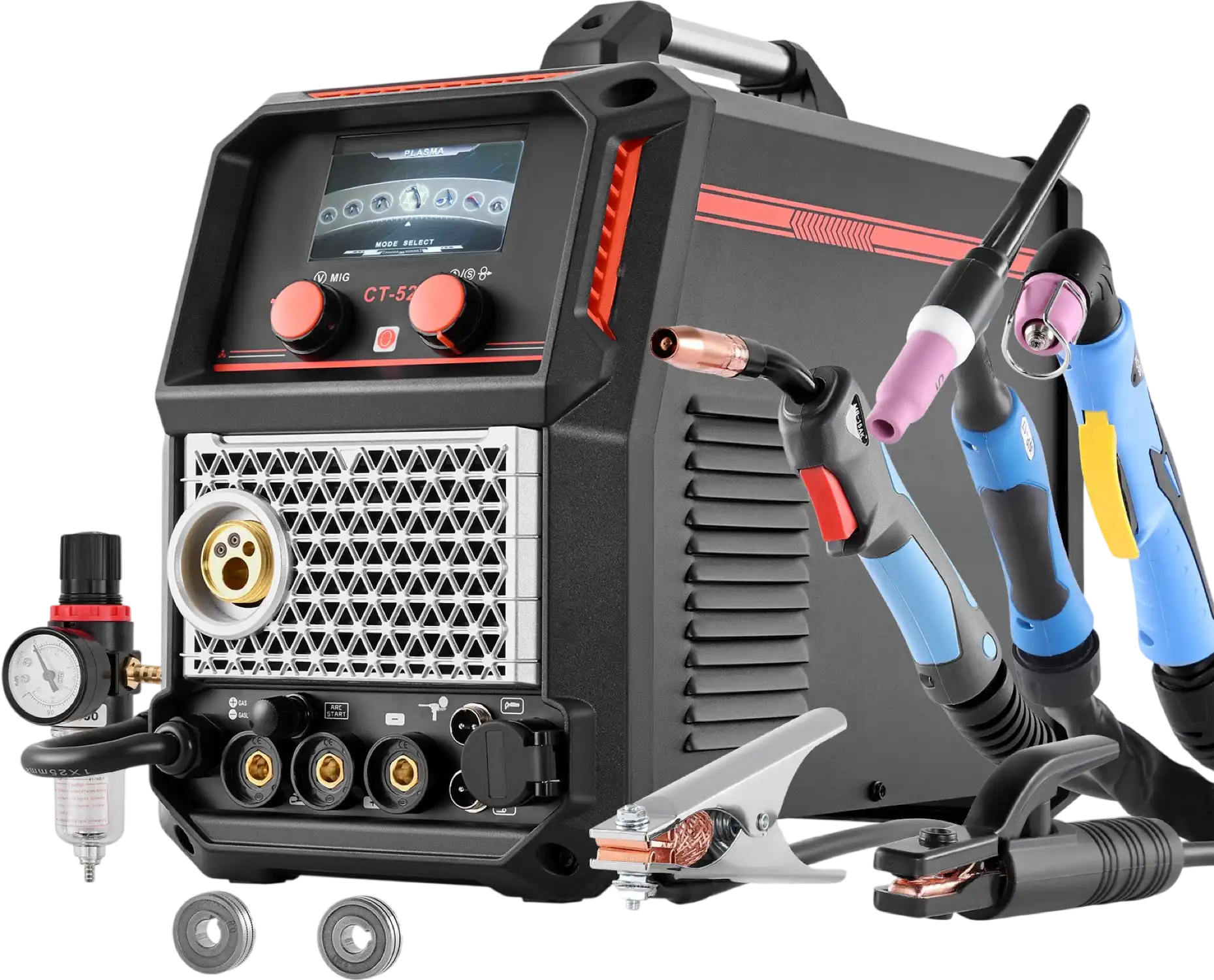 Vevor Plasma Cutter Welder 5-in-1 Combo CUT/TIG/Gas MIG/Flux MIG/MMA Non-Contact New