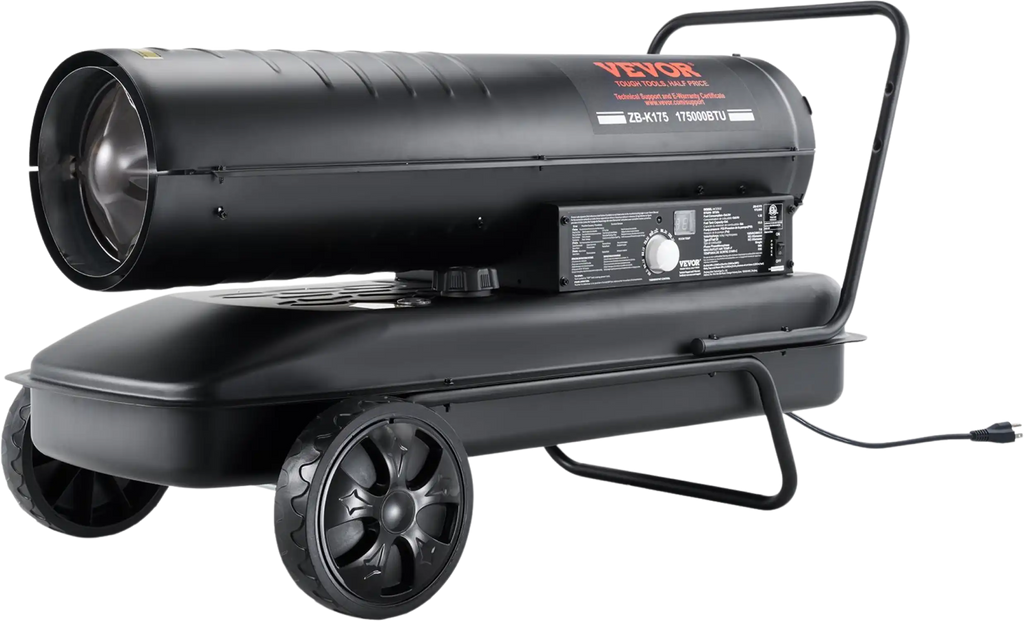 Vevor Kerosene Forced Air Heater 175000 BTU Portable with Thermostat 13.2 Gal. New