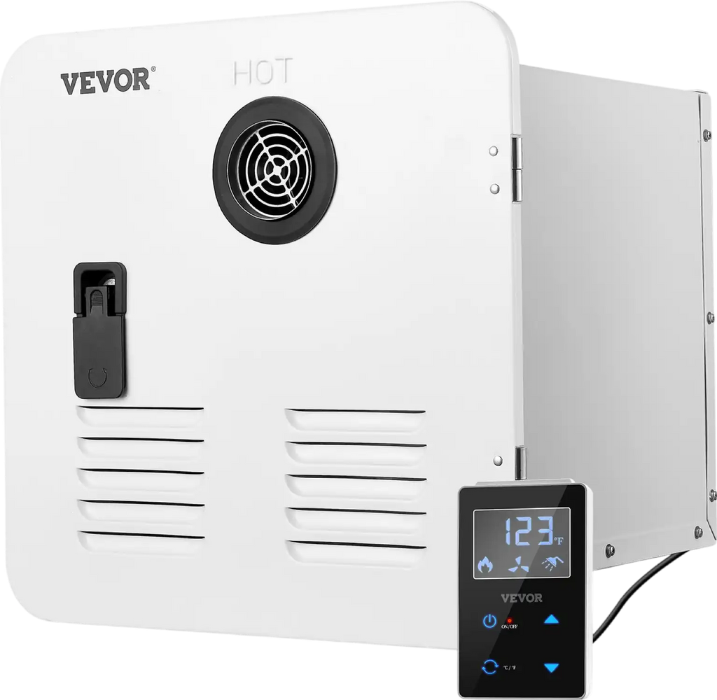 Vevor RV Tankless Water Heater 55,000 BTU with Remote Controller 15" x 15" New