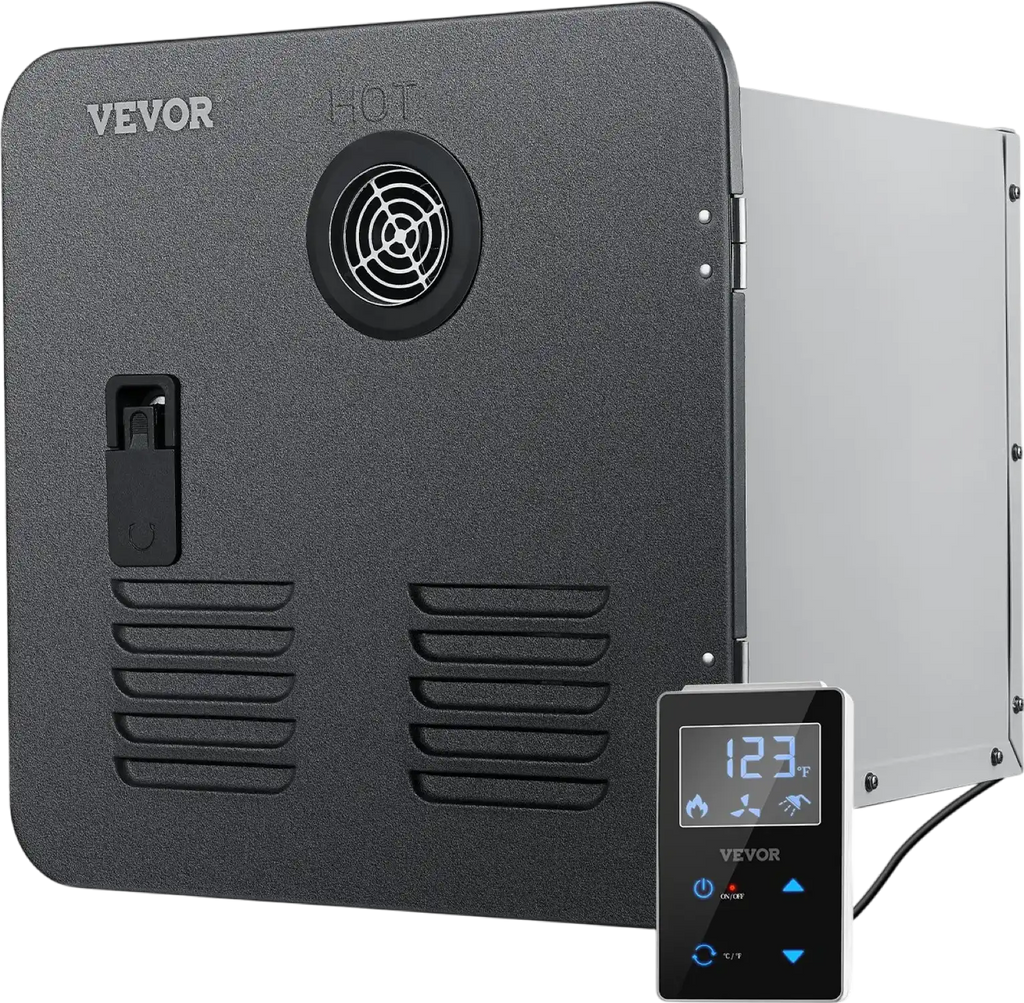 Vevor RV Tankless Water Heater 15" x 15" Propane Gas 55000BTU with Remote Controller New