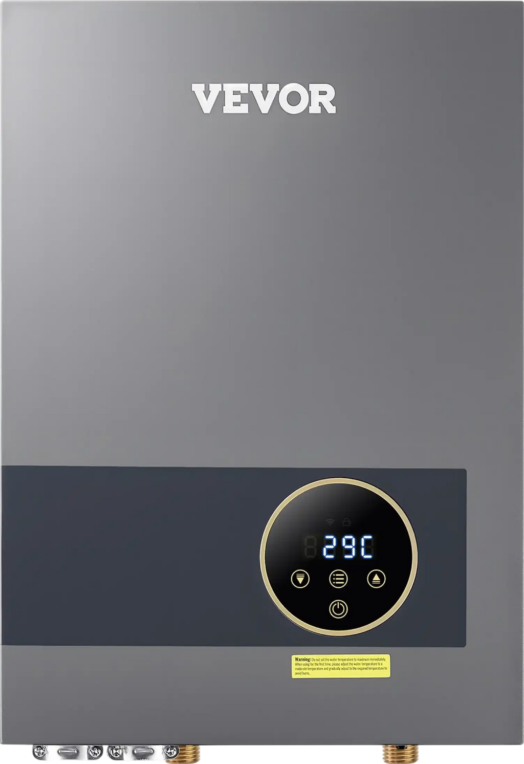 Vevor Tankless Electric Water Heater 36kW Instant Hot with LCD Touchscreen New
