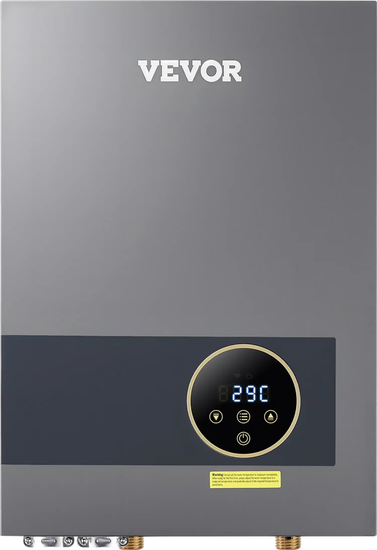 Vevor Tankless Electric Water Heater 36kW Instant Hot with LCD Touchscreen New